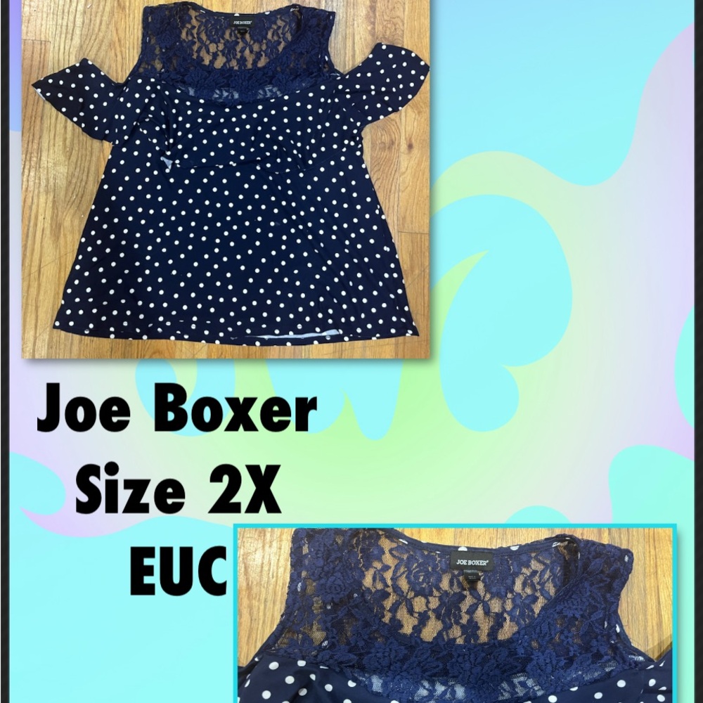Joe Boxer polka dot top